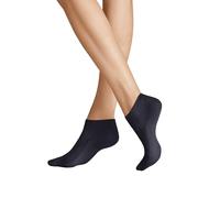 Hudson Women's Dry Cotton Moisture Regulating Knitted Sneaker Sock, navy, 35-38