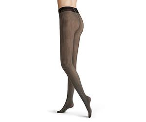 Hudson Women's Graphic Line Fashion Pantyhose, anthrazit,