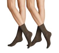 Hudson Women's Only 2-Pack Sod Knitted Socks, Brownmel, 35-38 (Pack of 2)
