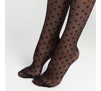Hudson Women's Party Transparent Tights, black, 36-38