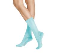 Hudson Women's Relax Fine Rolled Edge Socks, aqua blue, 35-38