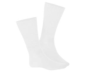 HUDSON Women's Relax Soft Socks, White, Regular