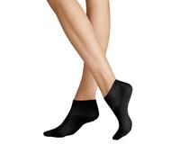 Hudson Women's Trainer Socks Dry Cotton Moisture Regulating, Black 0005, 39-42