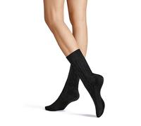 Hudson Women's Winter Plait Sod Knitted Socks, black, 39-42