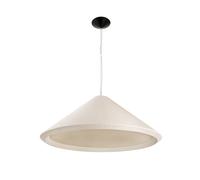 Luminosa Lighting Luminosa Hue 4 Light Large Dome Ceiling Pendant Ivory, E27