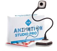 HUE Animation Studio Pro Stop Motion Kit (Full HD 1080p Flexible Camera, Software, Book) for Windows/macOS (Black)