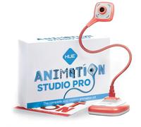 HUE Animation Studio Pro Stop Motion Kit (Full HD 1080p Flexible Camera, Software, Book) for Windows/macOS (Red)