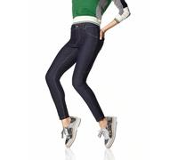 HUE Women's Essential Denim Leggings, Deep Indigo Wash, XS
