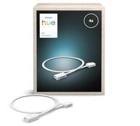 Hue Flux LED Strip Light Flexible Connector, 50 cm, Accessories, Flexible Indoor Lighting, Perfect Light Transition, Precise Installation, Safe and Easy to Use, Pack of 4