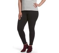 HUE Women's Ultra Soft High Waist Denim Leggings Hosiery, Black, M