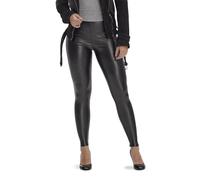 HUE Leatherette High Rise Leggings - U21880
