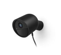 Philips Hue Secure Wired Camera, 2K Video Resolution, Triggers Notifications, Seamless Integration Lights, Continuous Power with Wired Connection, Indoor and Outdoor, Black