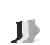HUE Women's Air Sport 3 Pair Pack Mini Crew Socks, Assorted, One size