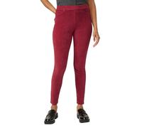 HUE Women's Classic Corduroy Legging, Rio Red, XL