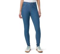 HUE Women's Essential Denim Leggings, Medium Wash, S