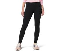 HUE Women's Ultra Leggings with Wide Waistband, Full and Capri Length, Black, Large