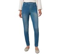 HUE Women's Ultra Soft High Waist Denim Leggings Hosiery, Windsor Blue Wash, 1X