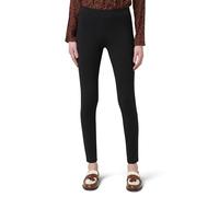 HUE Women's Wide Waistband Blackout Cotton Leggings, Assorted Hosiery, Black, Large