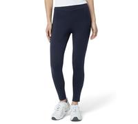 HUE Women's Wide Waistband Blackout Cotton Leggings, Assorted, Navy, XS