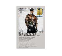 HUEAEHAHE 50 Cent The Massacre Poster Room Decorative Canvas Posters Aesthetic Poster Print Wall Art Decor Posters 12x18inch(30x45cm) Unframe-style