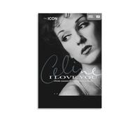 HUEAEHAHE Celine Dion I Love You Poster Room Decorative Canvas Posters Aesthetic Poster Print Wall Art Decor Posters 12x18inch(30x45cm) Unframe-style-6