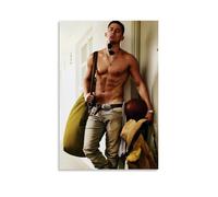 HUEAEHAHE Channing Tatum Poster Room Decorative Canvas Posters Aesthetic Poster Print Wall Art Decor Posters 24x36inch(60x90cm) Unframe-style