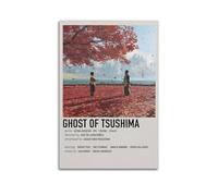 HUEAEHAHE Ghost of Tsushima Poster Room Decorative Canvas Posters Aesthetic Poster Print Wall Art Decor Posters 12x18inch(30x45cm) Unframe-style
