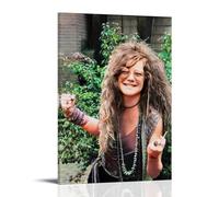 HUEAEHAHE Janis Joplin（2） Poster Room Decorative Canvas Posters Aesthetic Poster Print Wall Art Decor Posters 16x24inch(40x60cm) Frame-style
