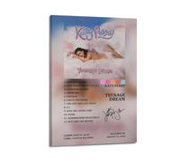 HUEAEHAHE Katy Perry Album Teenage Dream Poster Room Decorative Canvas Posters Aesthetic Poster Print Wall Art Decor Posters 08x12inch(20x30cm) Frame-style