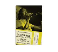 HUEAEHAHE Lauryn Hill Live in Tokyo, Japan '99 Poster Room Decorative Canvas Posters Aesthetic Poster Print Wall Art Decor Posters 12x18inch(30x45cm) Unframe-style