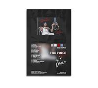HUEAEHAHE Lil Durk Album The Voice Tracklist Poster Room Decorative Canvas Posters Aesthetic Poster Print Wall Art Decor Posters 16x24inch(40x60cm) Unframe-style