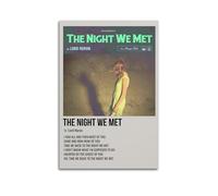 HUEAEHAHE Lord Huron The Night We Met Poster Room Decorative Canvas Posters Aesthetic Poster Print Wall Art Decor Posters 12x18inch(30x45cm) Unframe-style