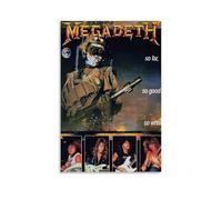 HUEAEHAHE Megadeth So Far, So Good, So What Poster Room Decorative Canvas Posters Aesthetic Poster Print Wall Art Decor Posters 12x18inch(30x45cm) Unframe-style