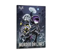 HUEAEHAHE Murder Drones Poster Room Decorative Canvas Posters Aesthetic Poster Print Wall Art Decor Posters 16x24inch(40x60cm) Frame-style