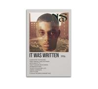 HUEAEHAHE Nas Album It Was Written Poster Room Decorative Canvas Posters Aesthetic Poster Print Wall Art Decor Posters 12x18inch(30x45cm) Unframe-style