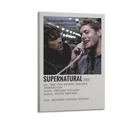 HUEAEHAHE TV Series Supernatural Poster Room Decorative Canvas Posters Aesthetic Poster Print Wall Art Decor Posters 16x24inch(40x60cm) Frame-style