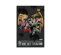 HUEAEHAHE Wu-Tang Clan Enter The Wu-Tang Poster Room Decorative Canvas Posters Aesthetic Poster Print Wall Art Decor Posters 12x18inch(30x45cm) Unframe-style