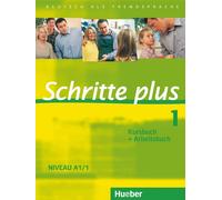 Hueber SCHRITTE PLUS 1 Kursbuch + Arbeitsbuch Niveau A1/1 @ 9783190019113 @NEW@