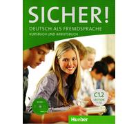HUEBER Sicher Kursbuch & Arbeitsbuch C1.2 Lektion 7-12 MIT CD-ROM @ NEW @