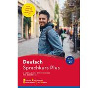 Hueber Sprachkurs Plus Deutsch: Buch A1/A2 mit Begleitbuch Online-Ubungen, MP3