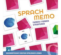HUEBER VERLAG GMBH & CO. KG Sprachmemo: Farben, Formen, Strukturen