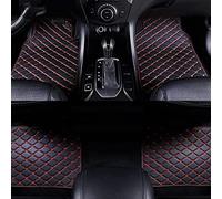 HUEBRA Car Leather Floor Mats for Mercedes Benz A-Class W177 A160 A180 A200 A260 A35 A45 A180d A200d A220d Waterproof Non Slip Carpet Mat Protection Mat Accessories,B-Black+red