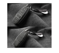 HUEBRA Key case Compatible with Aston Martin DB11 Vantage DBX Customized High-end Compatible with Alcantara Suede Key Chains Key Case Car Accessories (Color : A)