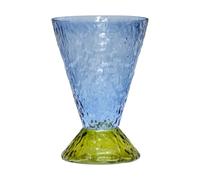 Hübsch - Abyss Vase - Light blue Olive
