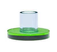 Hübsch Astra candle holder small Blue-green