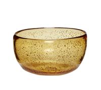 Hübsch Bowl glass amber Amber