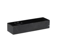Hübsch Brick candle holder Black