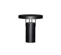 HÜBSCH BringMe LED rechargeable table lamp, matt black, height 28 cm