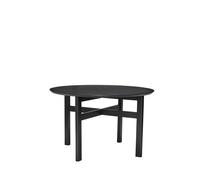 Hübsch Fjord Dining Table Round Small Black