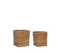 Hübsch Gentle Basket Nature Set of 2
